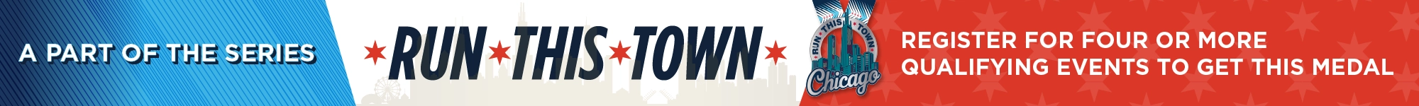 Run This Town Series Medal banner